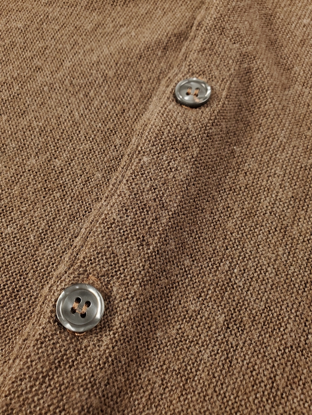 Vintage 80s 90s Steeplechase Cardigan Sweater Button Up Kurt Cobain Grunge Brown - Picture 6 of 7
